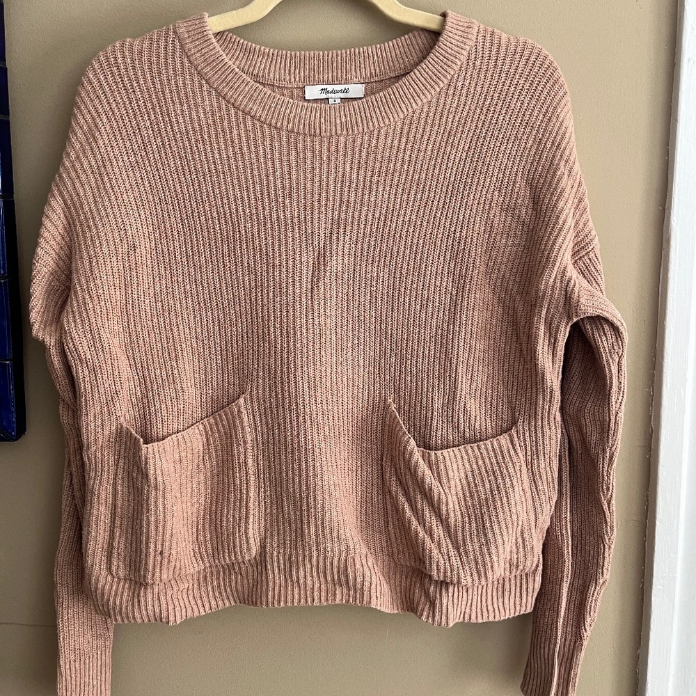 Madewell Blush Pink Sweater, Size S